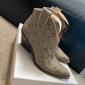Jessica Simpson Rhinestone Western Boots